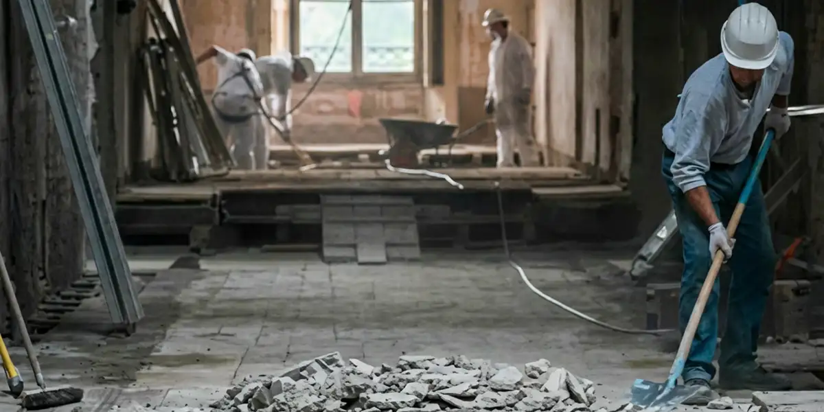 fire damage restoration professionals performing structural cleanup and restoration after a fire in Tacoma, WA